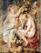Peter Paul Rubens Ceres and Two Nymphs with a Cornucopia oil painting reproduction